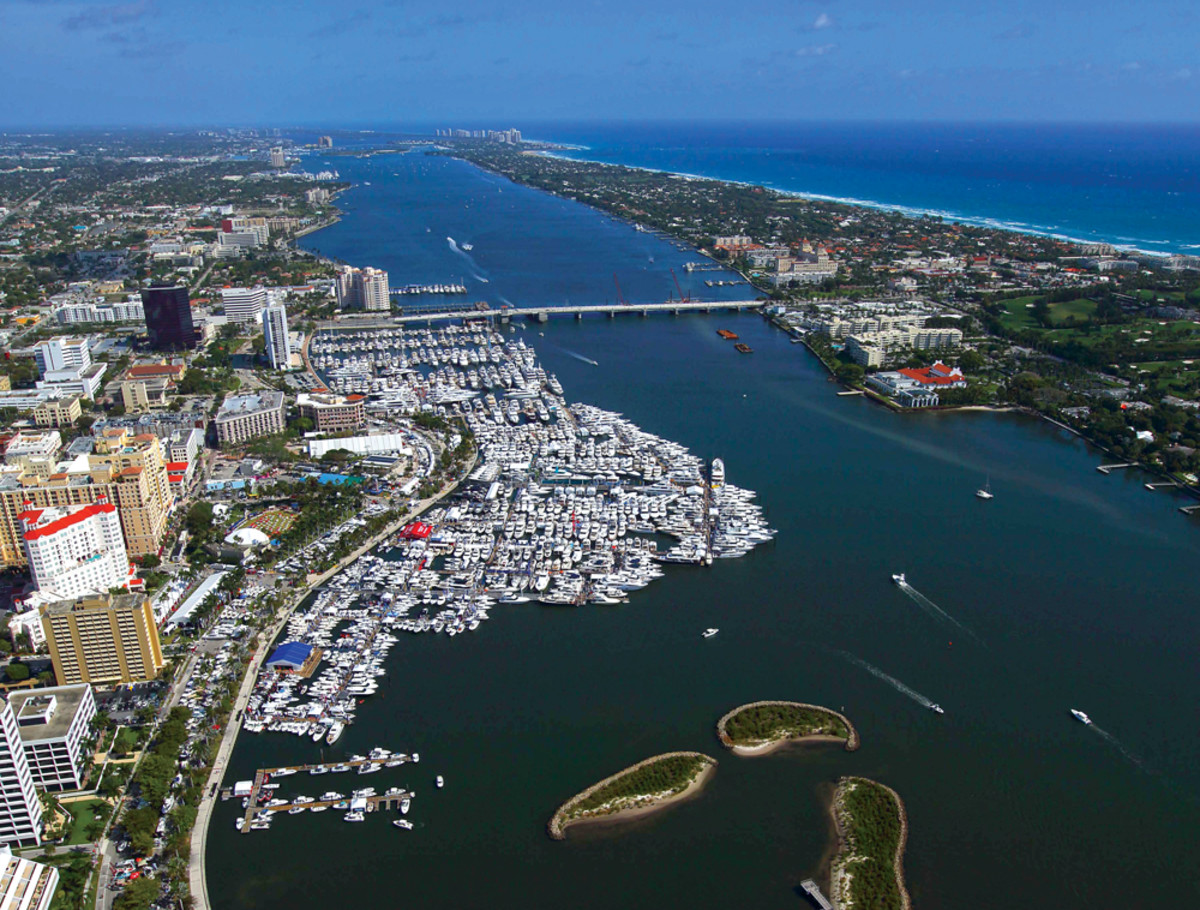 Whether you were on the water or being propelled above it, there was plenty to see at the Palm Beach International Boat Show.