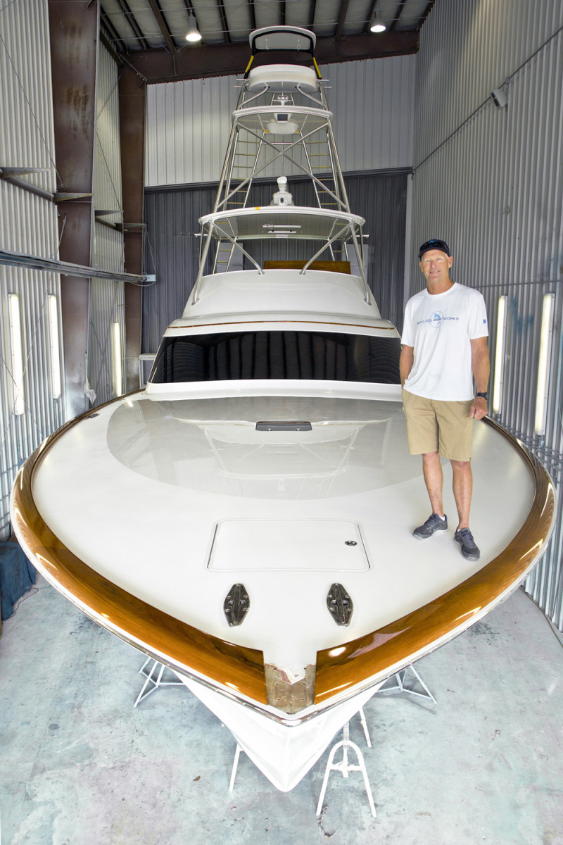 Sportfishing boatbuilder Bayliss Boatworks chose Twin Disc for transmissions and controls.
