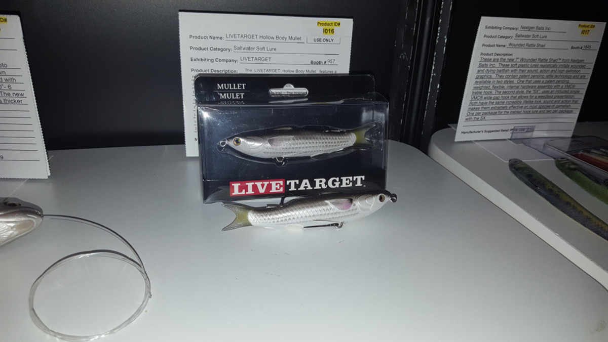 Saltwater soft lure: Live Target Hollow Body Mullet gives the angler a topwater or mid-depth fishing option with the same lifelike profile of its extremely popular and extremely successful swim bait series.