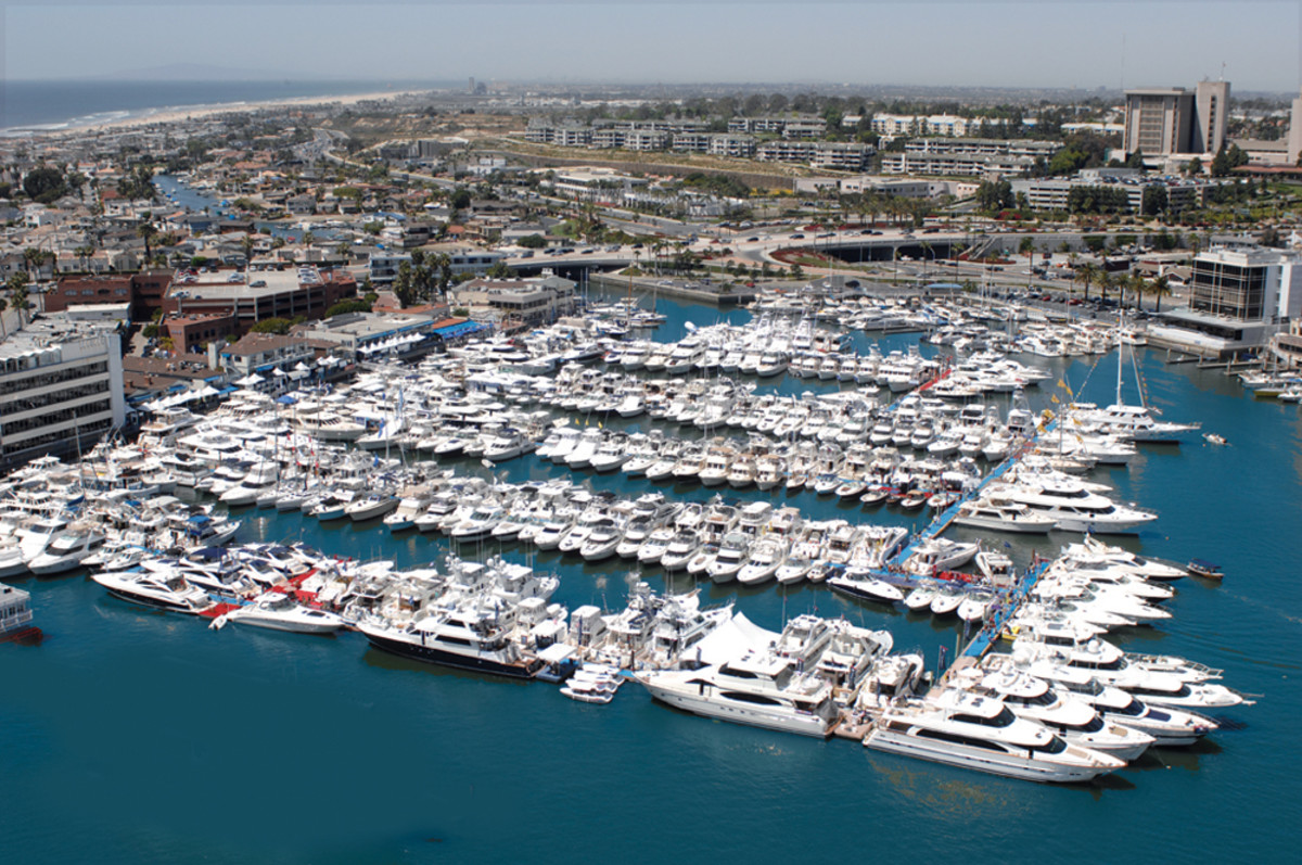 There will be about 200 boats for sale this year at the Newport In-Water Boat Show.