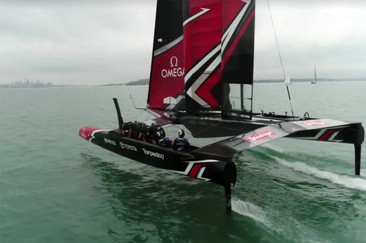 Forty of the workers who built the Emirates Team New Zealand boat have been laid off.