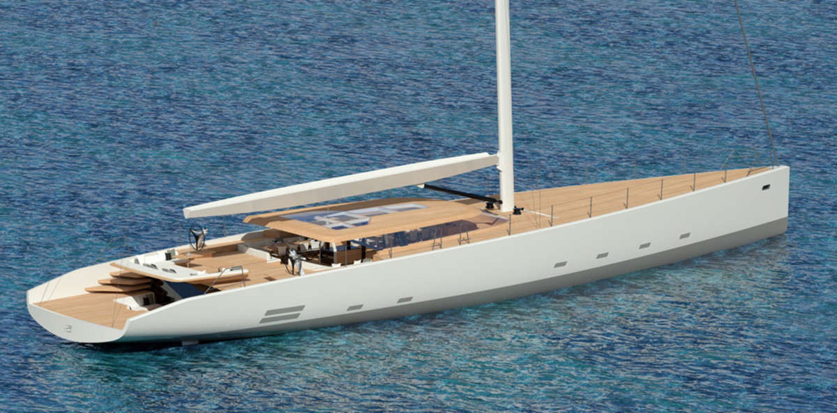 The Wally 145 will have a hybrid propulsion system and produce no emissions.