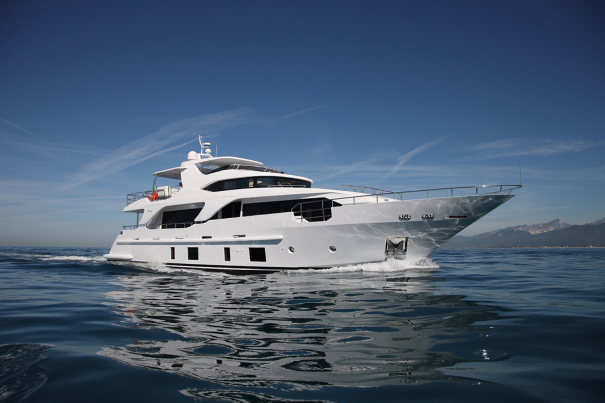 Benetti brought the Delfino 93 Ocean Drive to the Fort Lauderdale International Boat Show.