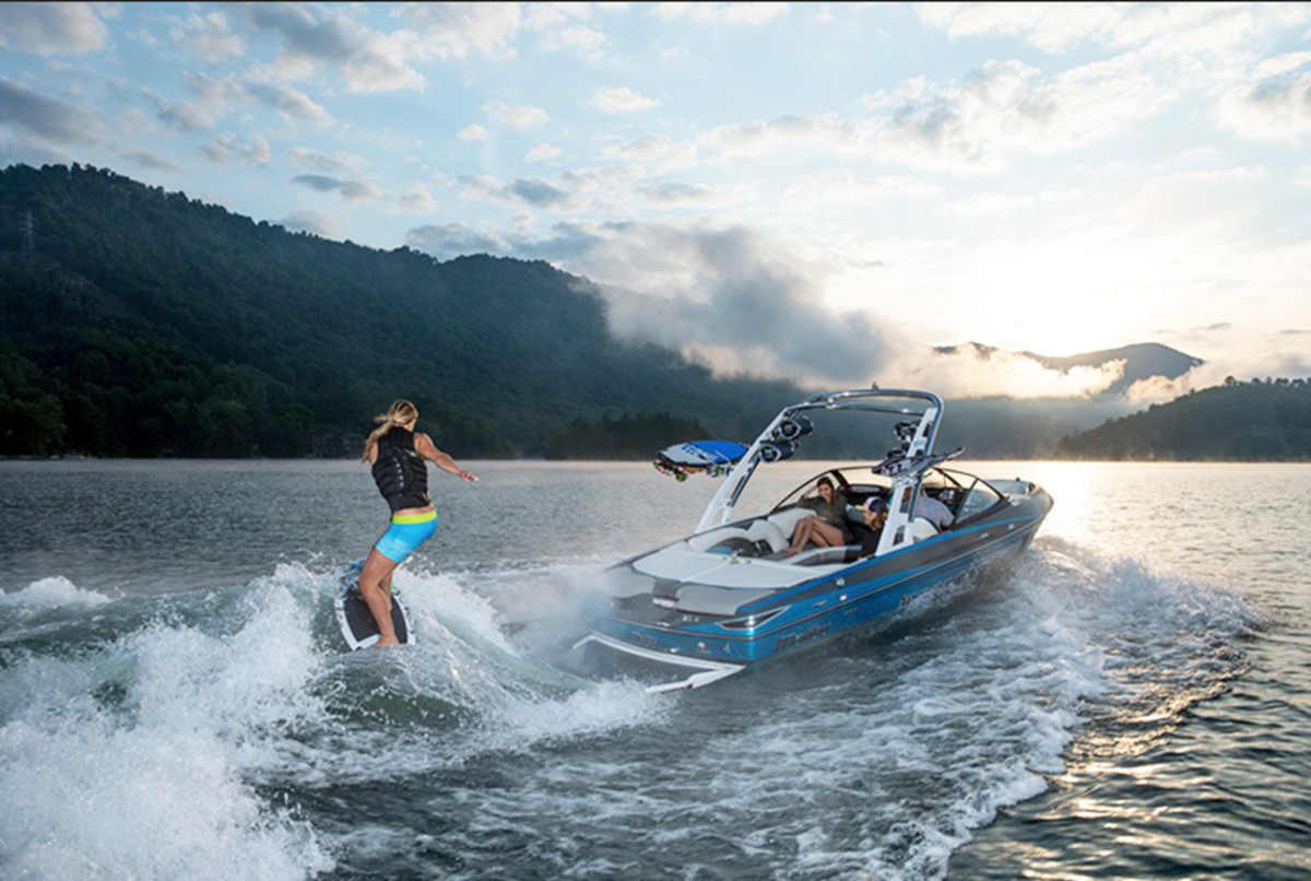 Malibu Boats said it has seven U.S. patents related to wake-surfing systems.