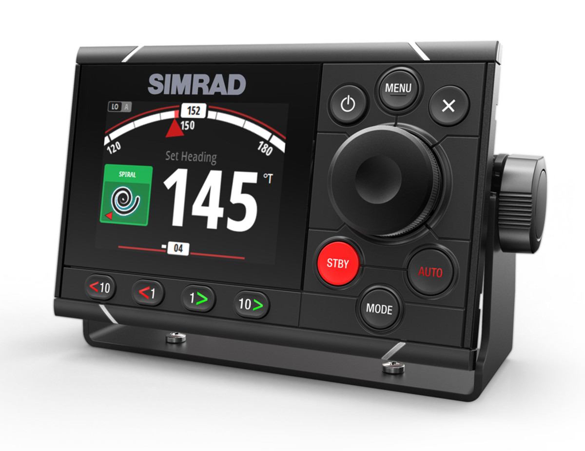 Simrad’s new AP48 offers a full-color display.