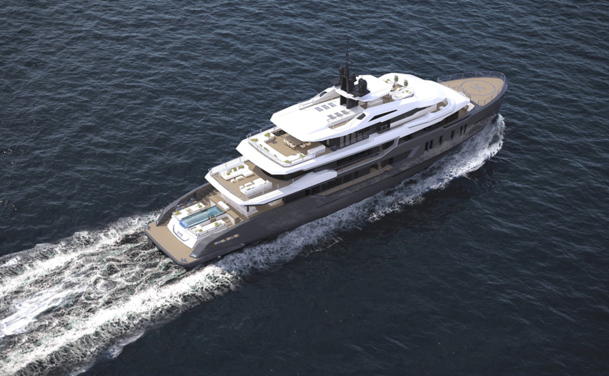 The new explorer yacht is 223 feet.