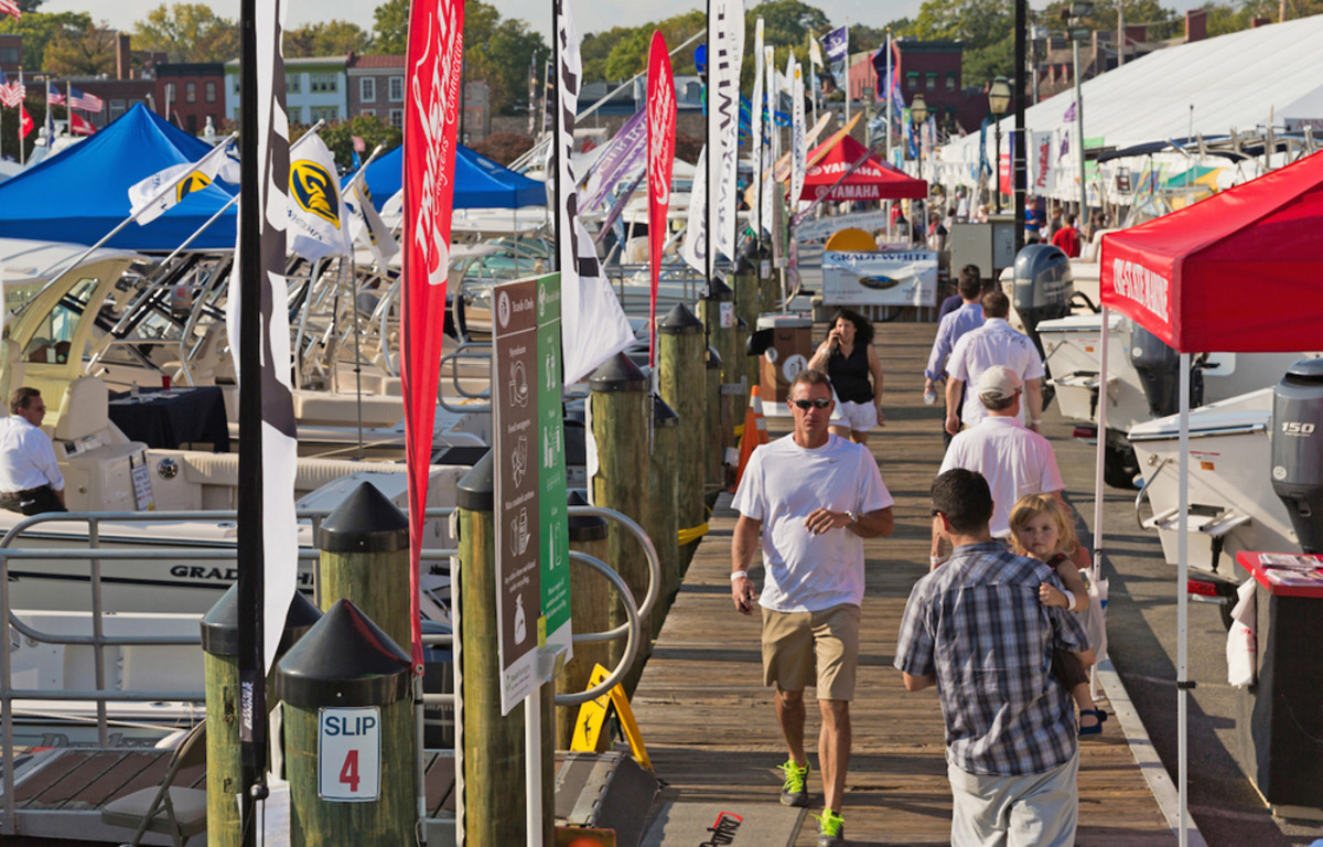 Boats ranging from 8 to 70 feet will be on display at the U.S. Powerboat Show in Annapolis, Md.