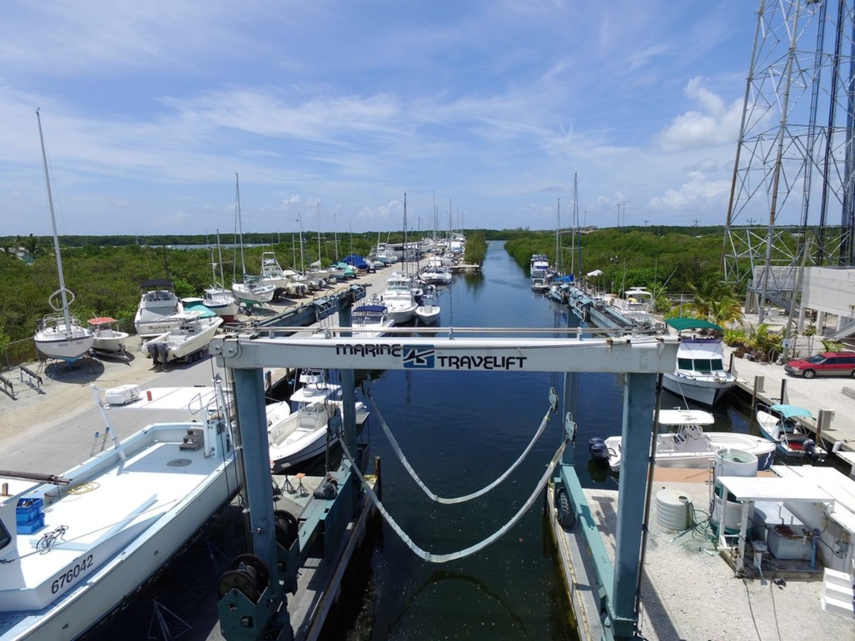 Marathon Boat Yard is the largest full-service facility in the area.