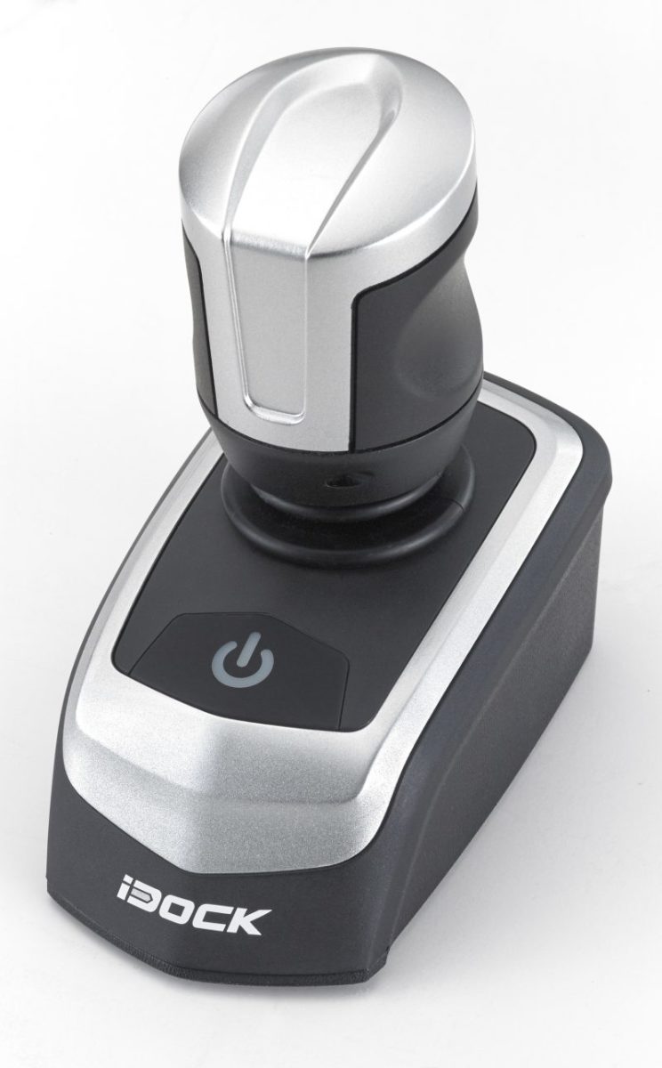 Evinrude’s iDock joystick system is available on motors from 150 to 300 hp.