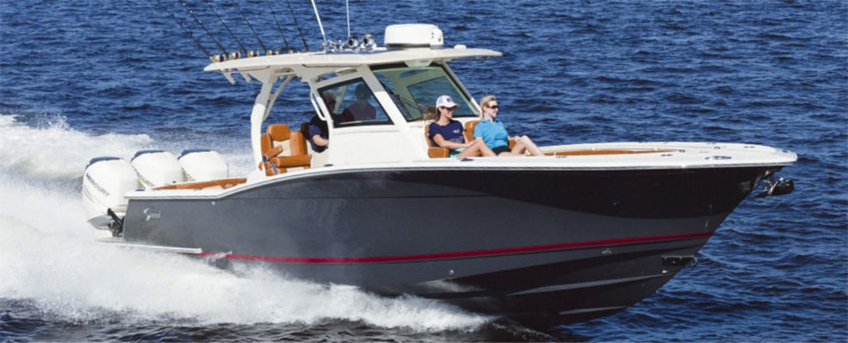 Scout Boats, which unveiled this 355 LXF at the Fort Lauderdale International Boat Show, is expanding its South Carolina campus for the second time in three years.