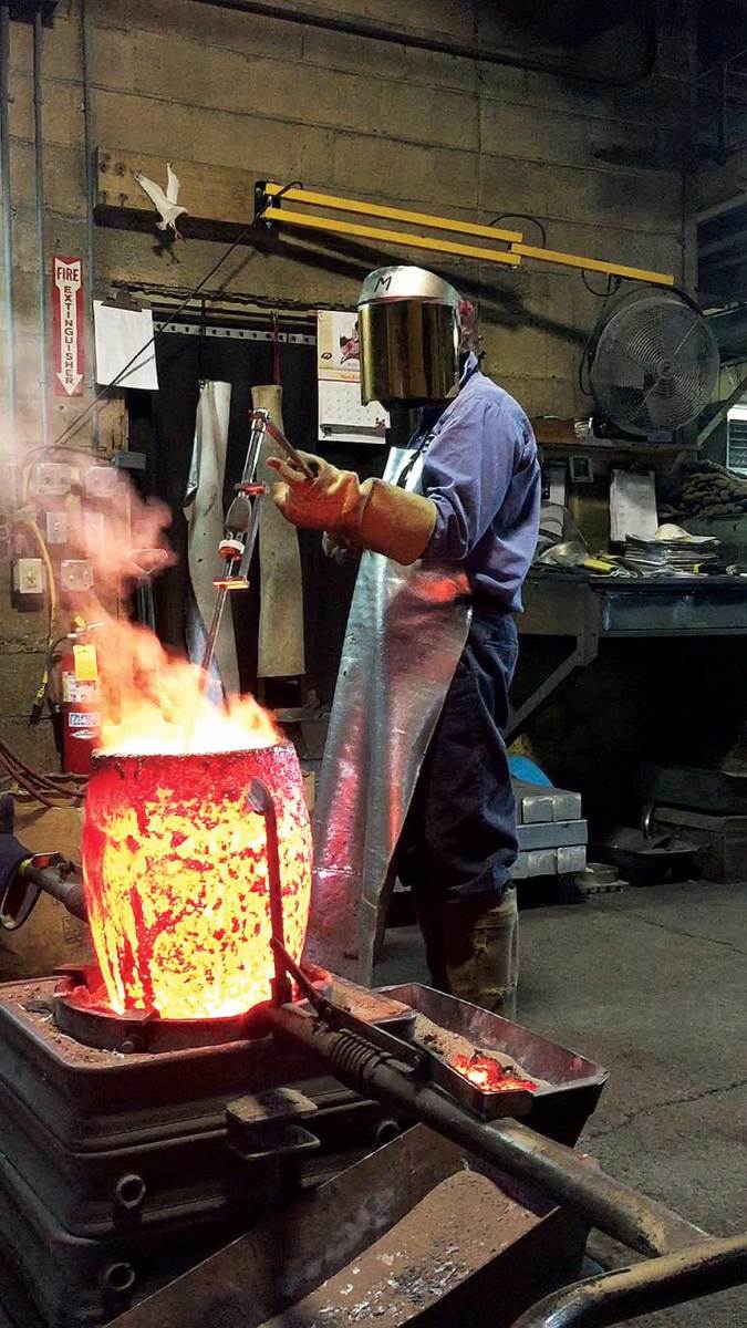 Edson Marine is a self-sufficient company with its own foundry.