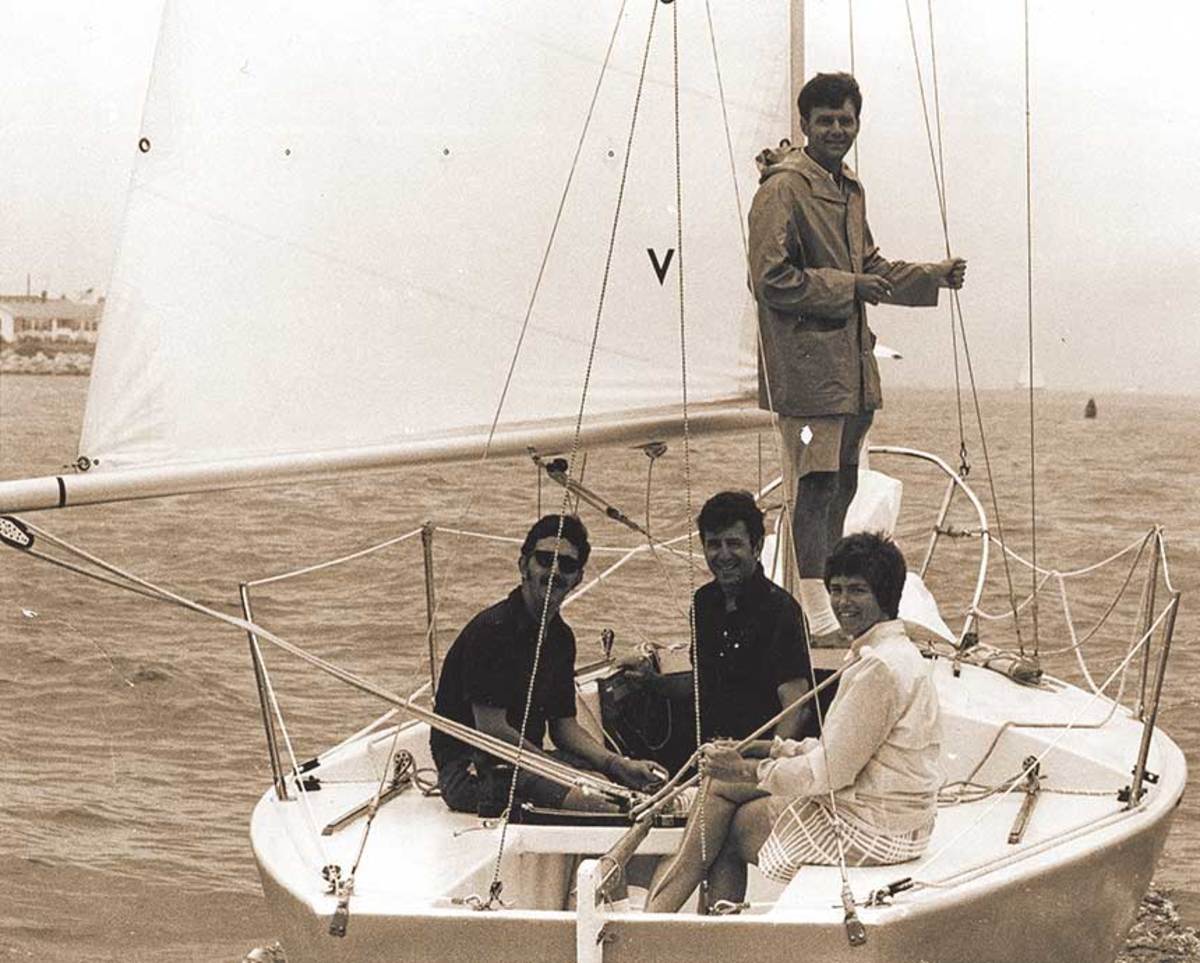 The Johnstone family on one of their J/Boat designs.