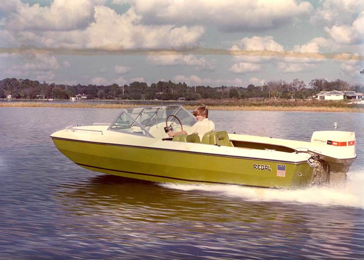 Regal started out building small boats, such as this 1970s bowrider, but expanded its line into multiple platforms.