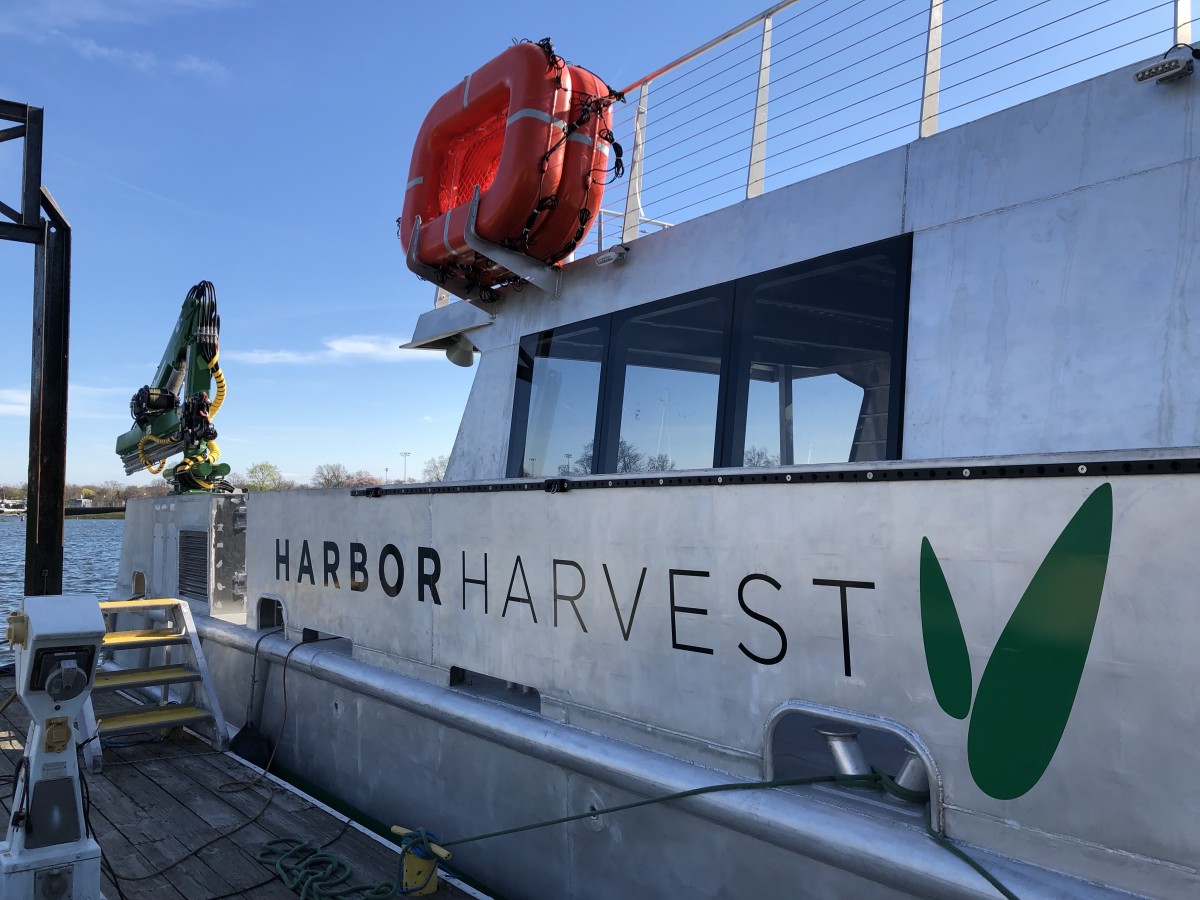 The Harbor Harvest hybrid vessel will transport goods such as farm fresh produce and artisan products across the Long Island Sound.