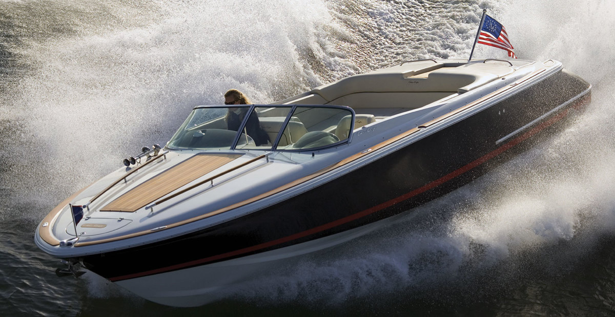 Chris-Craft hired Peters’ design firm to rebrand its model line, and he gave the boats their stylish, retro look.