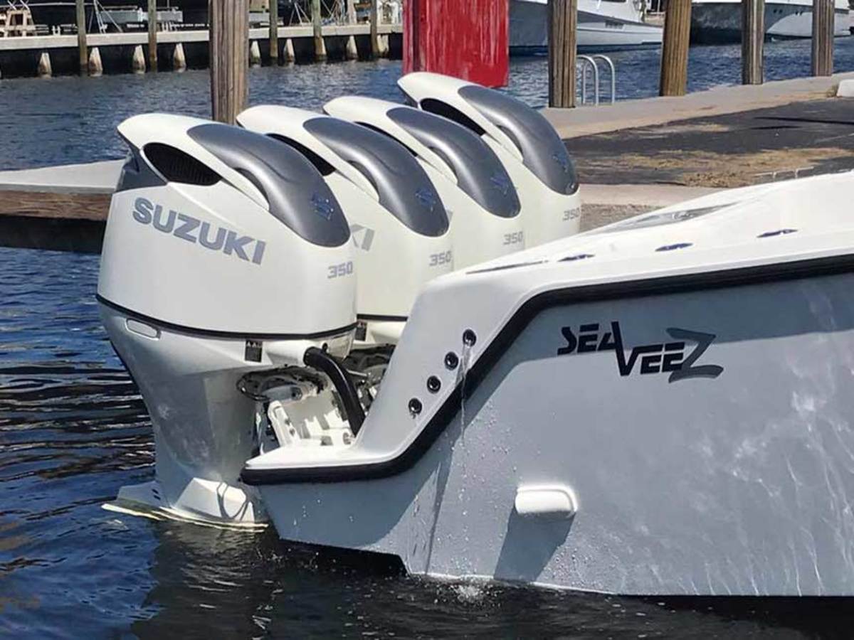 Outboard Specialties is a “Suzuki repower dealer who services what we sell,” says co-owner Mike Lund. It’s also a JL Audio dealer.