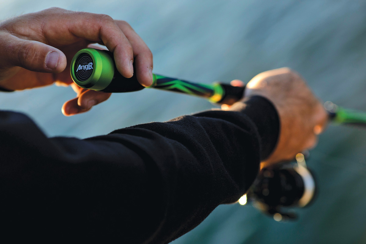 Anglr, Lowrance and Abu Garcia unveiled a virtual fishing rod at the Bassmaster Classic.