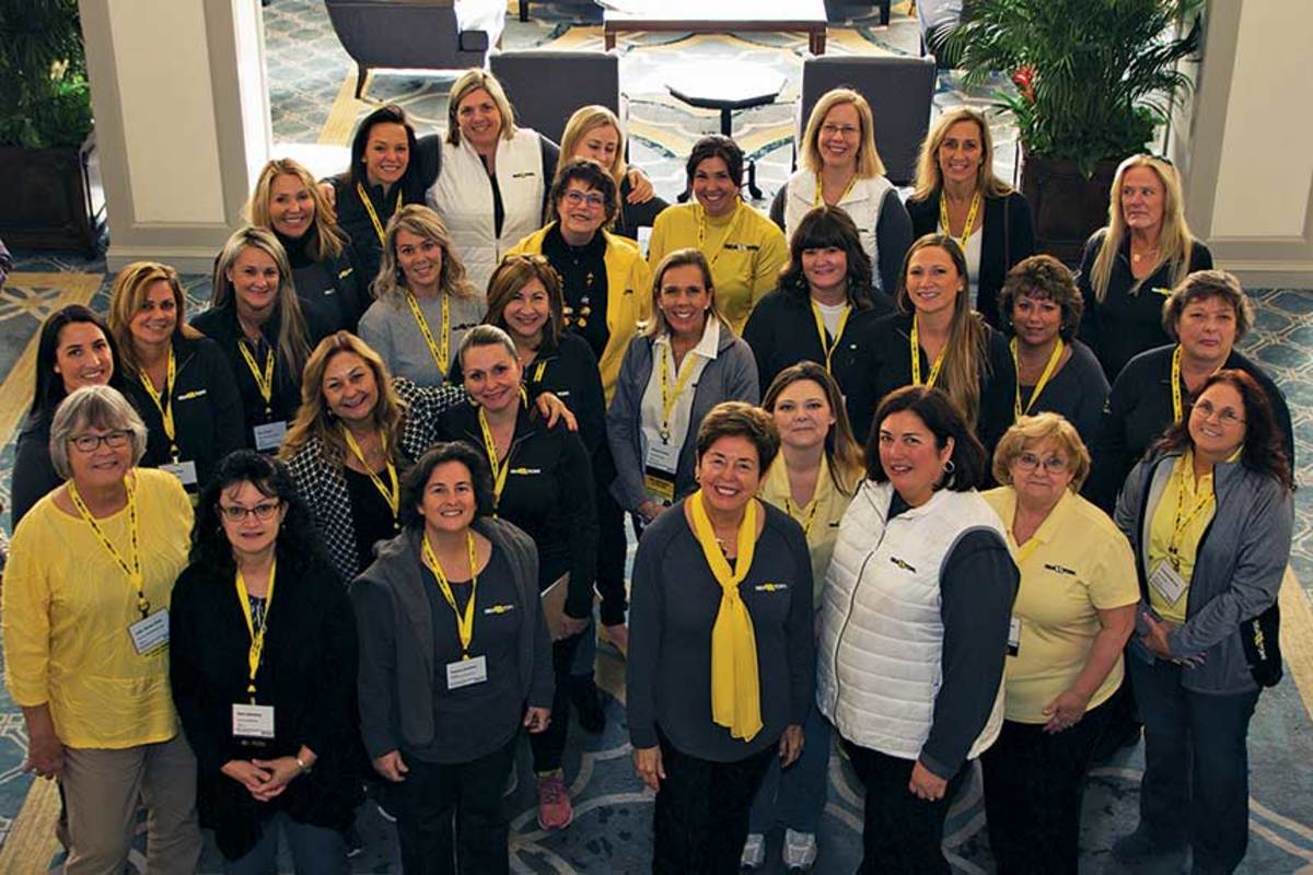 Co-founded by Georgia Frohnhoefer (center, front), Sea Tow has been an outlier in a male-dominated industry.

