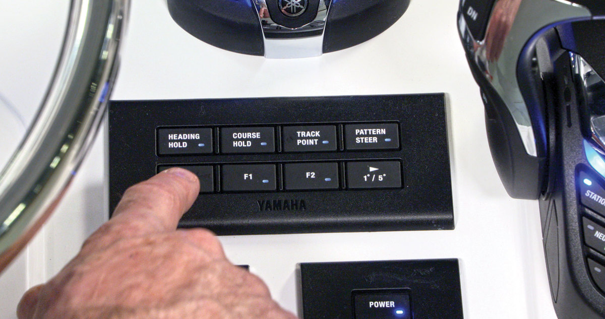 The Helm Master EX features a redesigned joystick, control panel and fob with anti-theft functionality. 