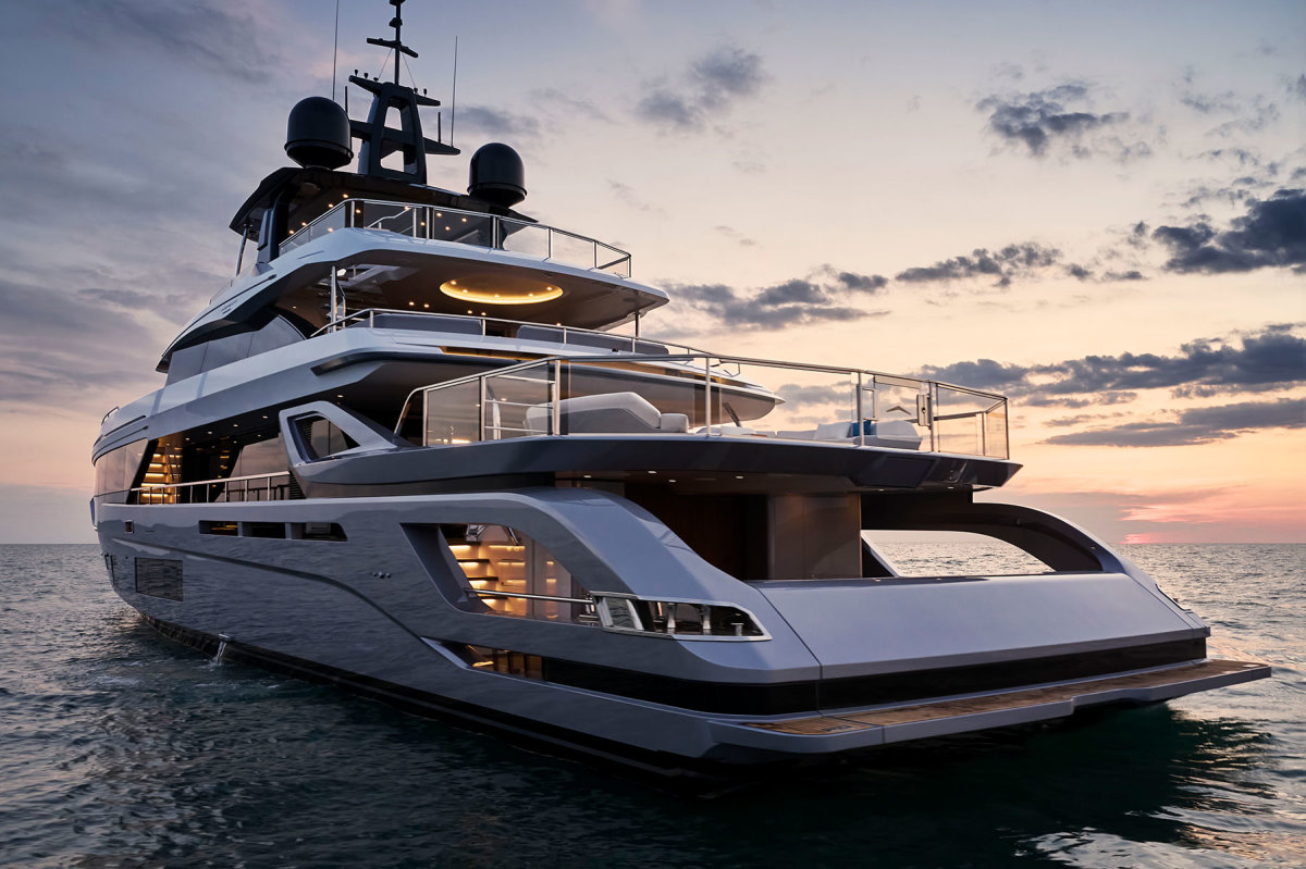 Benetti’s B.Yond 37M uses a Siemens Siship EcoProp diesel-electric system developed for the group.
