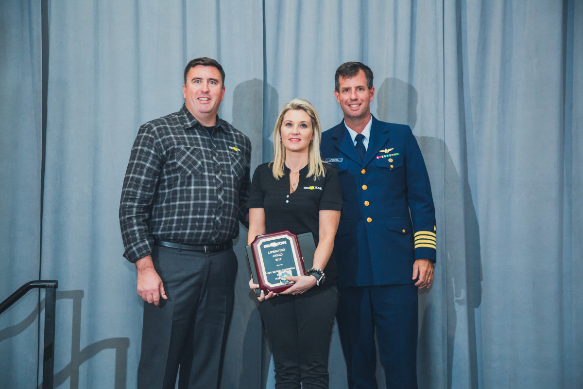 Heather O’ Brien of Sea Tow Venice (Fla.) was the recipient of the Georgia Frohnhoefer Award, which recognizes an exemplary woman in the Sea Tow network.