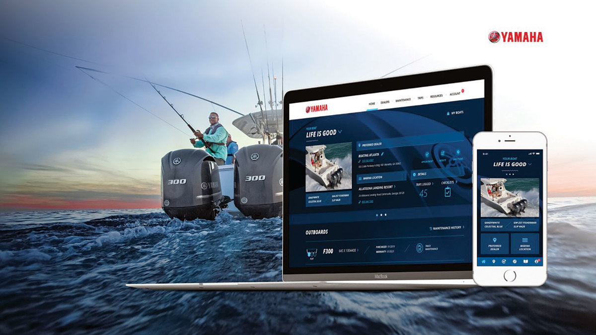 The MyYamahaOutboards app provides connectivity for owners and service departments.