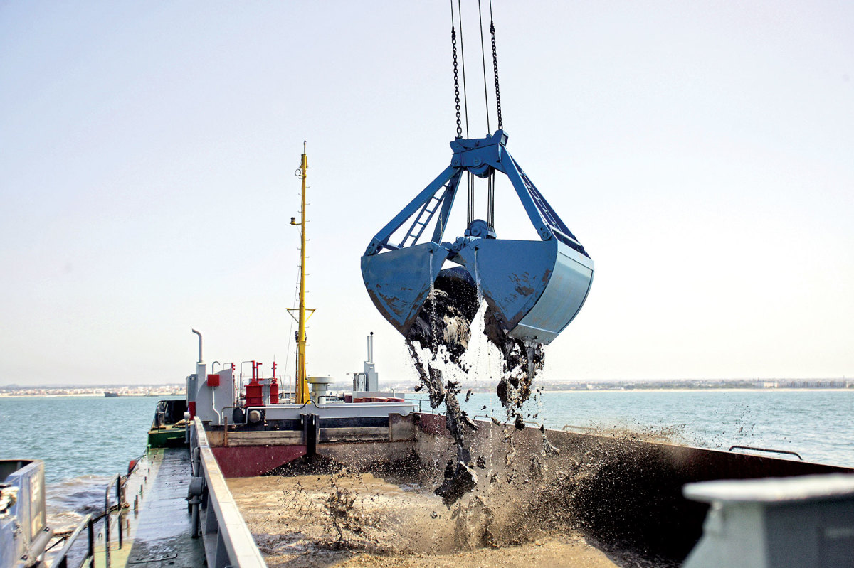 Some money from the infrastructure bill will flow to state-level commissions for things like dredging. 