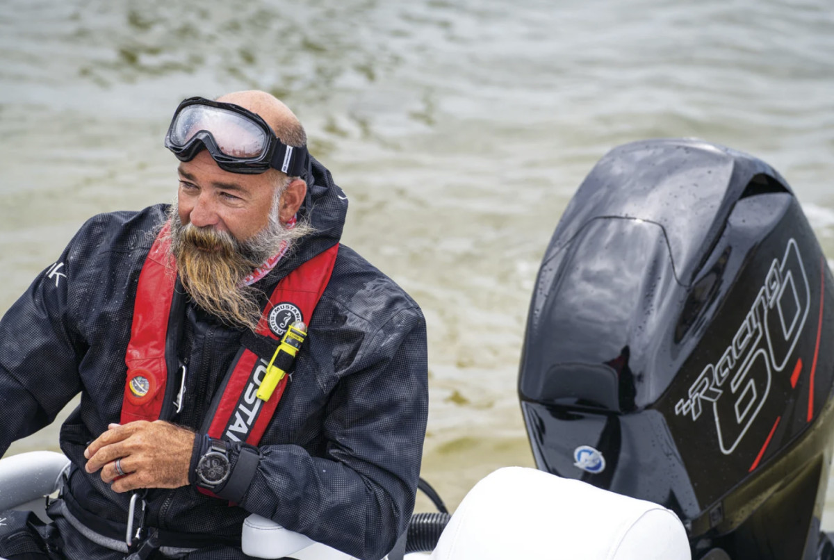 Yellowfin’s Heath Daughtry, a two-time Challenge winner, was the first guy to run a flats boat around Florida “just to see if we could do it.” Spring Tide Media photo