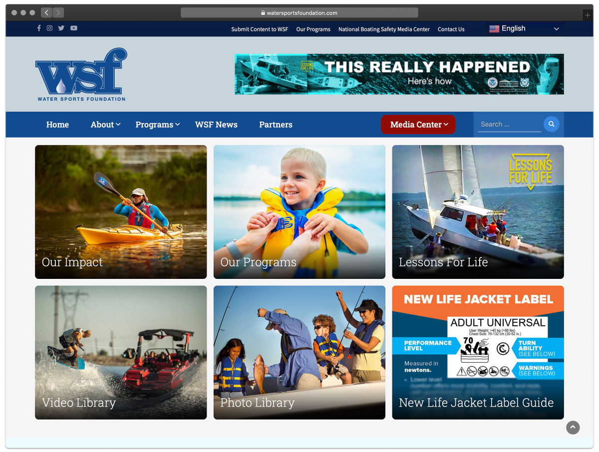 WSF National Boating Safety Media Center Home Page