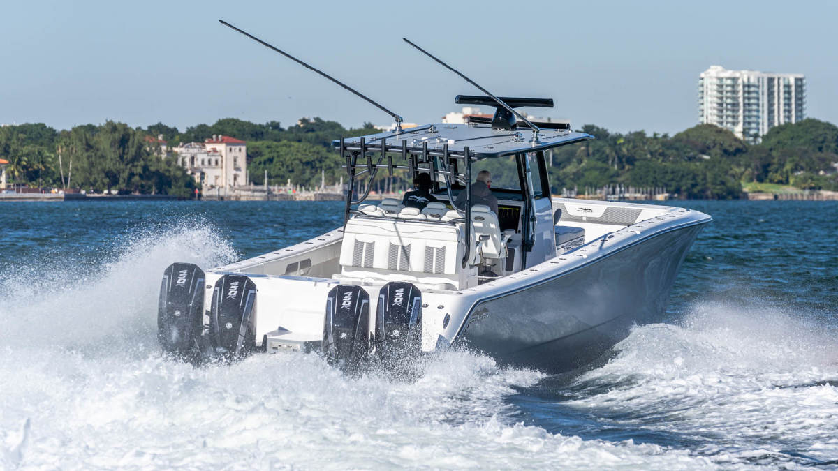 Lead times for the Invincible 46-foot catamaran are up to year, according to the builder.