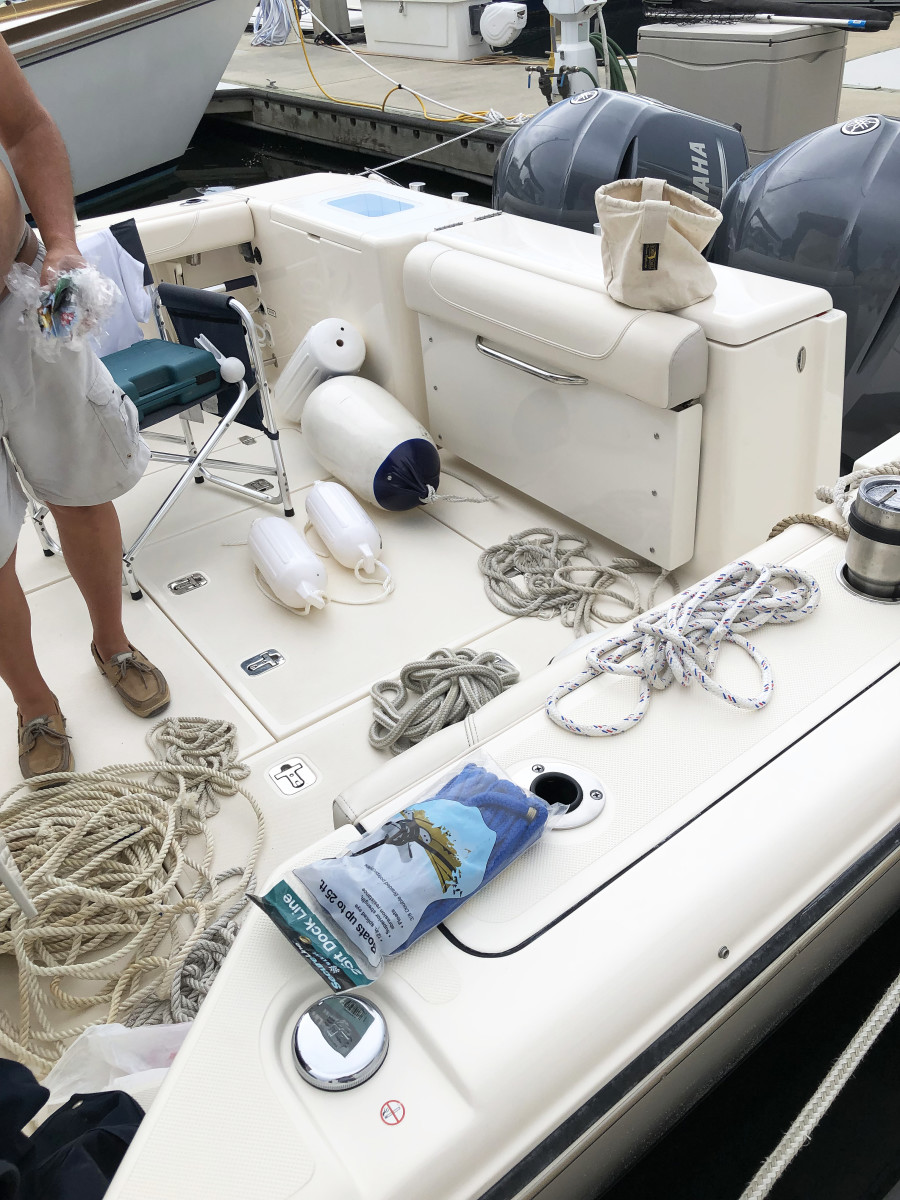 Photo by Amy Beth Krisanda.  Free hurricane prep checklist, how-to videos, storm-planning guides and more are available from BoatUS.