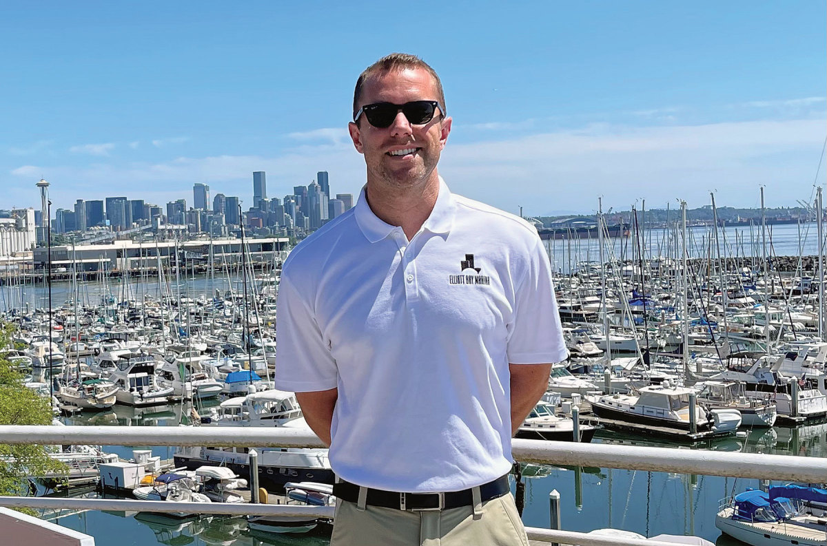 Harbormaster Jordan Glidden oversees the largest private marina on the West Coast.