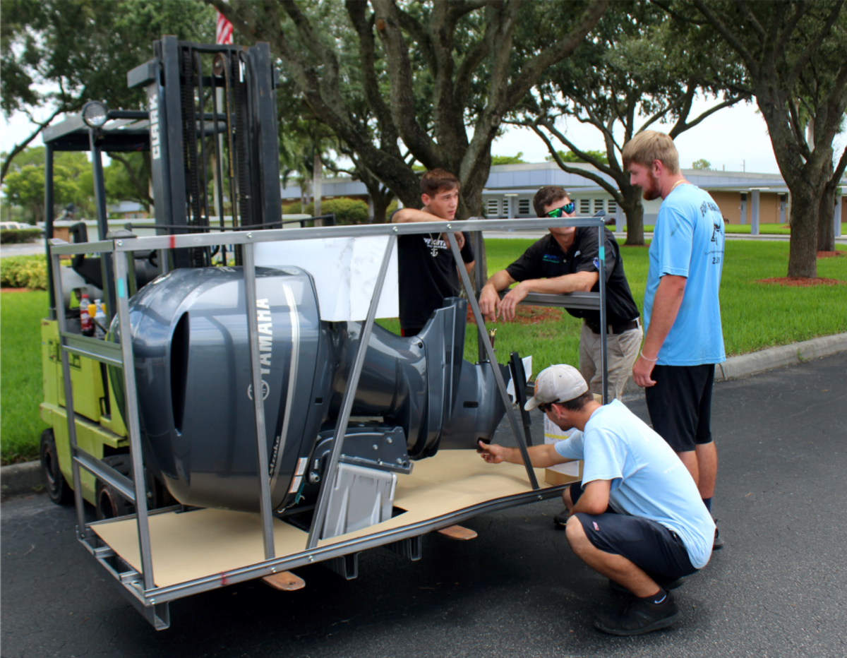 Yamaha’s donation gives Fort Myers Tech students the opportunity for hands-on training.