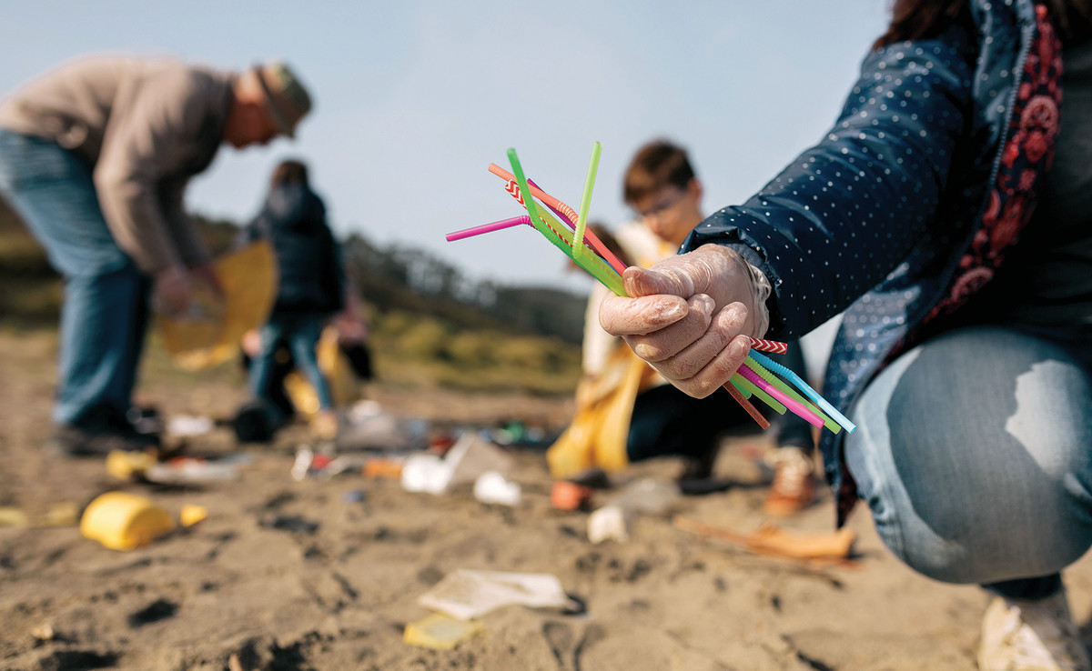 Legislators in some states have passed laws banning single-use plastics, such as straws and cutlery.