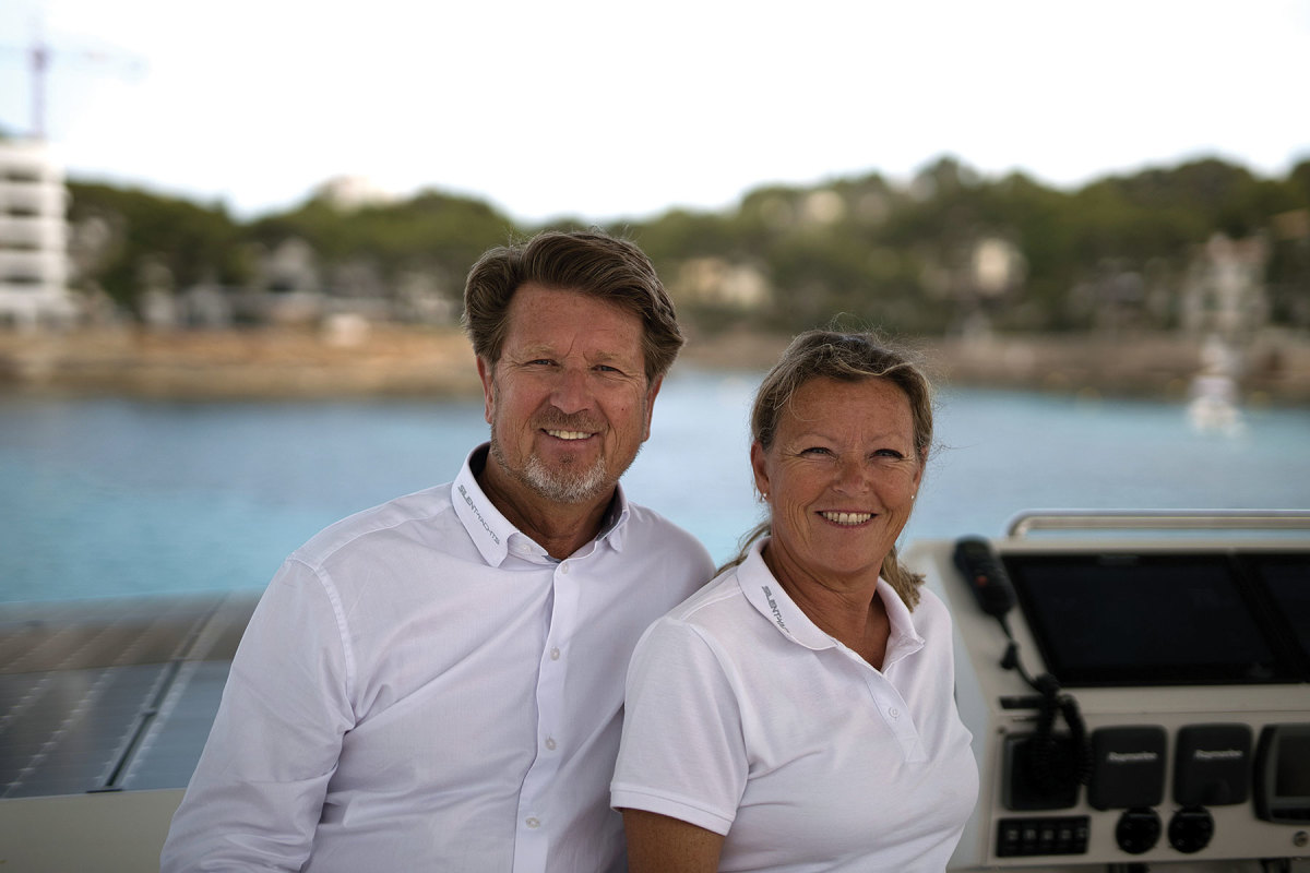 Silent-Yachts founders Michael and Heike Köhler.